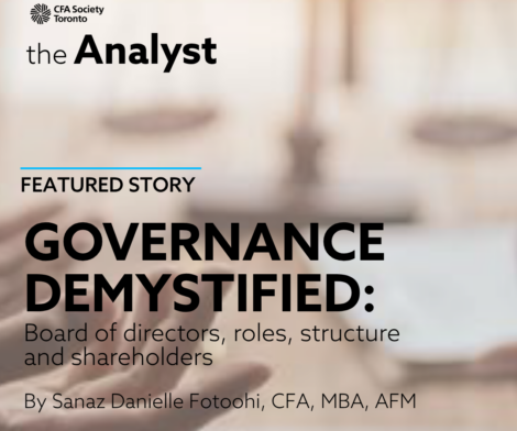 Governance Demystified by Sanaz Danielle Fotoohi, CFA