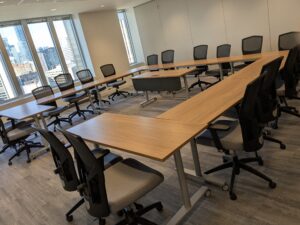 Ontario Room can be setup as a board room for up to 20 participants