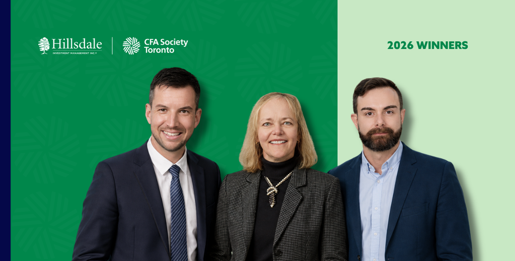 2026 Hillsdale Investment Management - CFA Society Toronto Research Award Winners